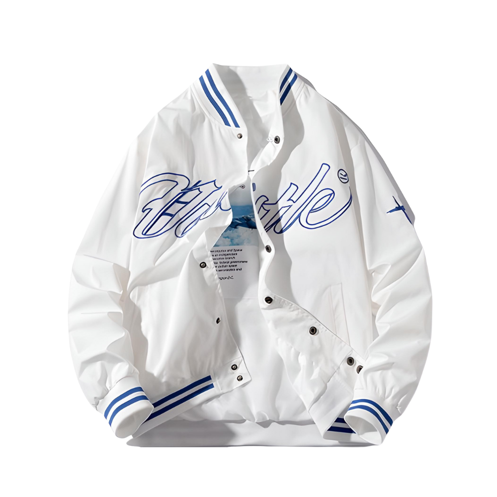 Veste Kpop Huntrix Unisexe Style Baseball - Blouson Varsity Streetwear Y2K Avec Imprimé Anime - Enfants & Ados