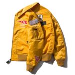 Blouson Aviateur Américain Jaune