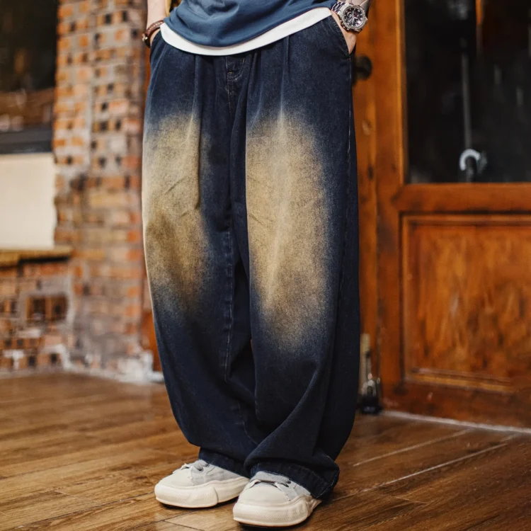 Jean Baggy Y2K Bleu Marine