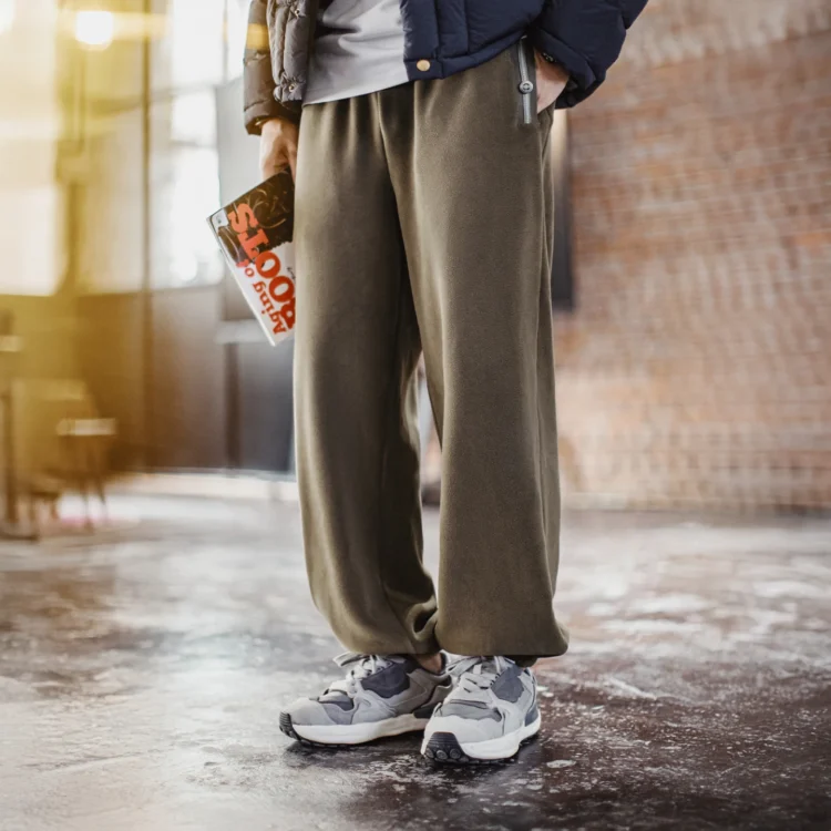 Jogging Polaire Vert Olive