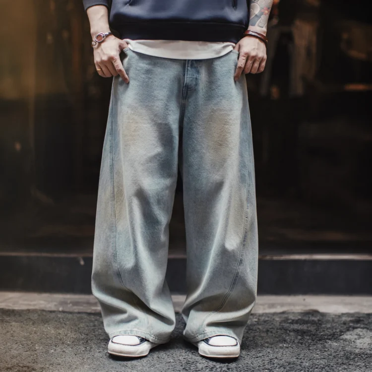 Jean Baggy Y2K Délavé