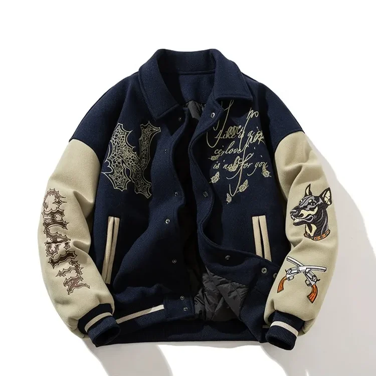 Veste Teddy Bleu Marine Dragon