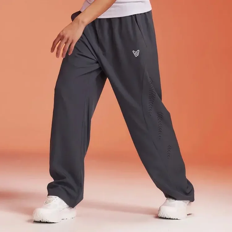 Jogging Droit Gris Anthracite