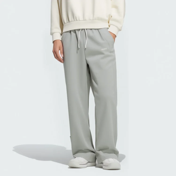 Pantalon Large Gris Clair